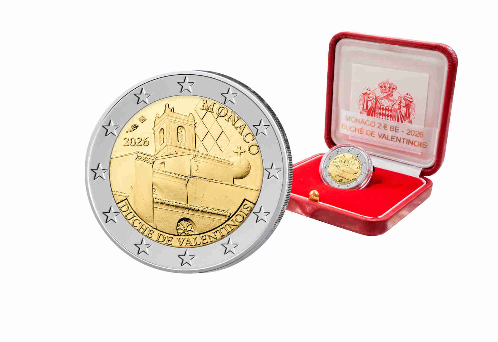 2 Euro 2026 Monaco Herzogtum Valentinois