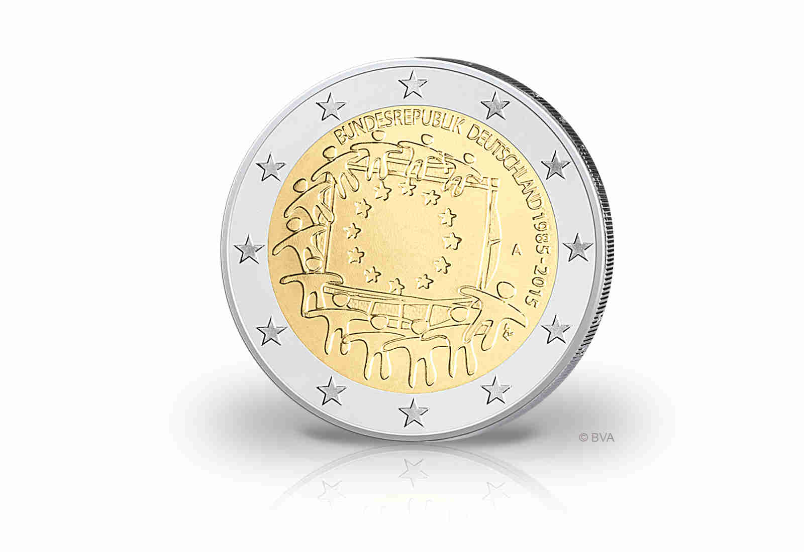 2 Euro 2015 BRD Europaflagge Gemeinschaftsausgabe