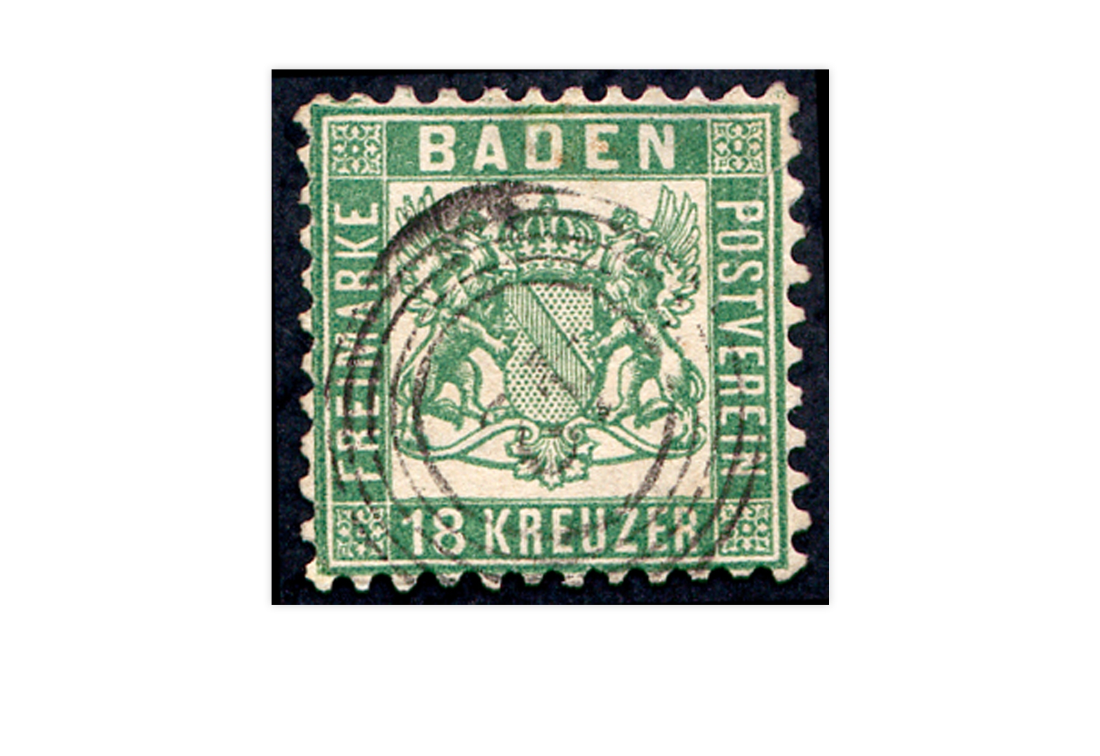 Briefmarke Altdeutschland Baden Freimarke 1862 Michel-Nr. 21 gestempelt