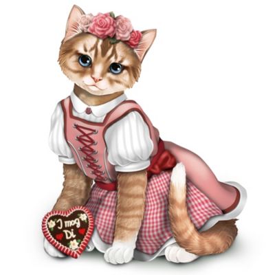 Dorothea Dirndl - Katzenfigurine