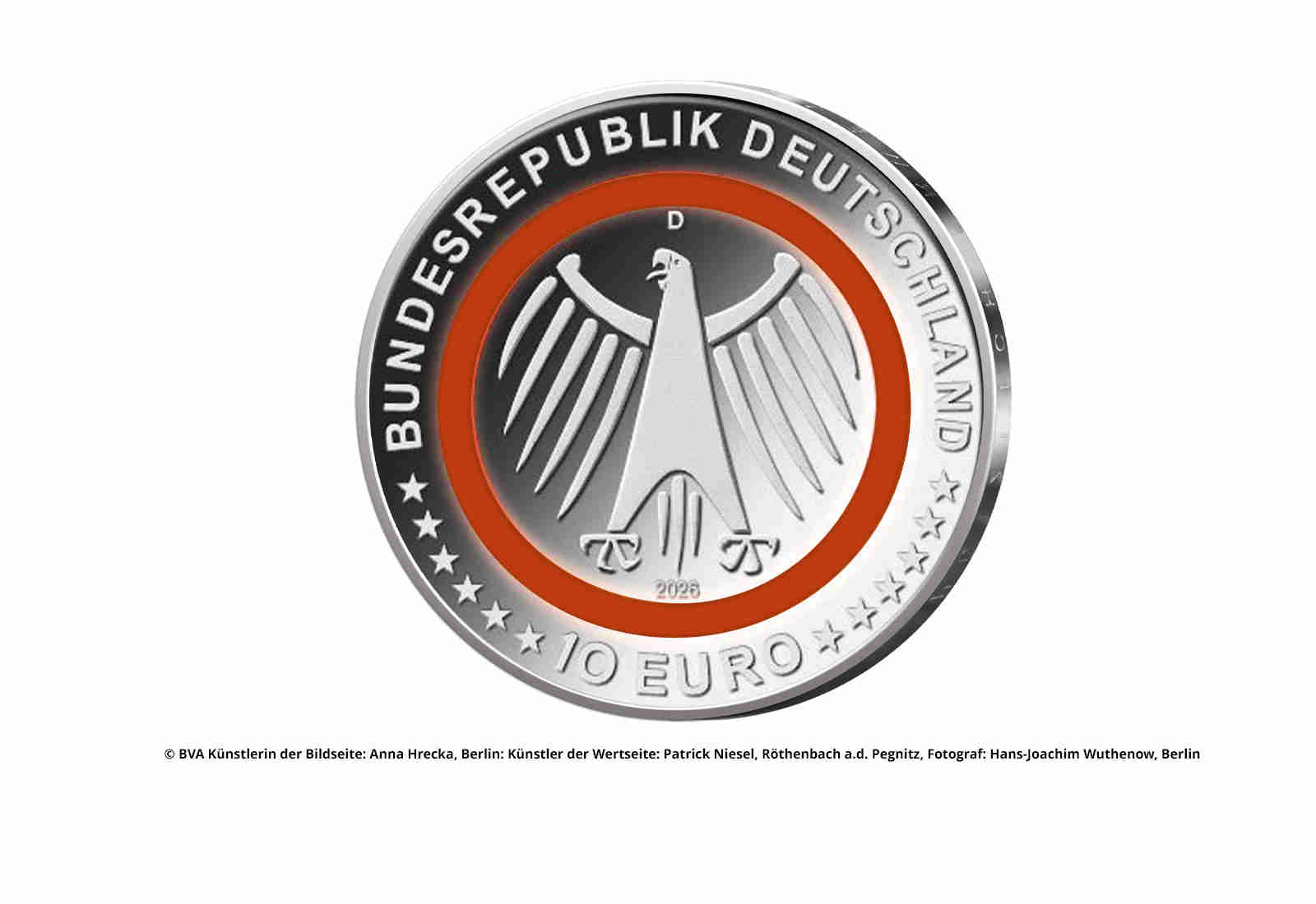 10 Euro Deutschland 2026 Rettungsdienste - Im Dienst der Gesellschaft Prägestätte A-J st