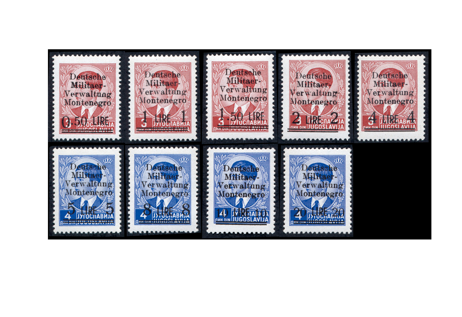 Montenegro 1-9 ** Dt. Besetzung