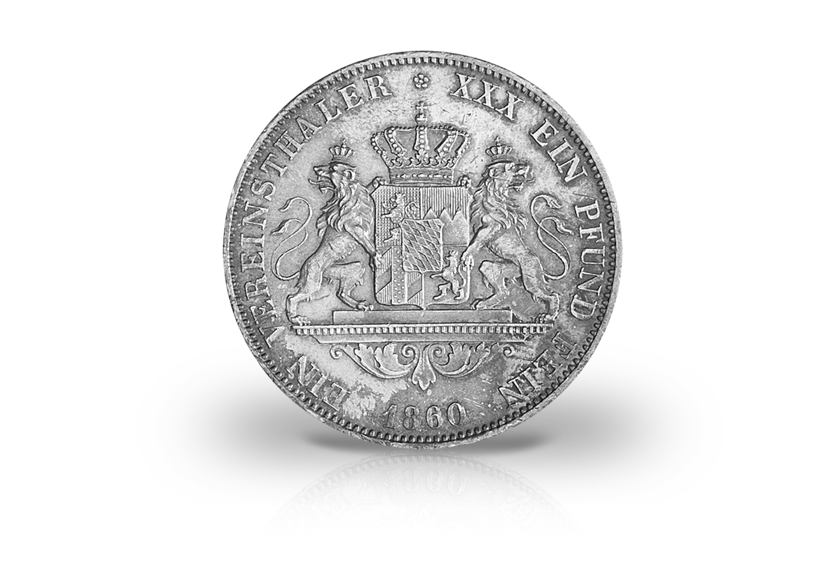 Vereinstaler 1857-1864 Bayern König Maximilian II. Thun 98