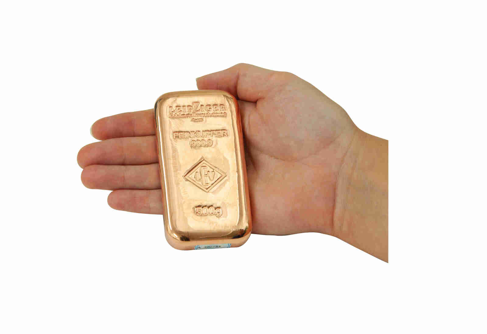 Kupferbarren 500 g