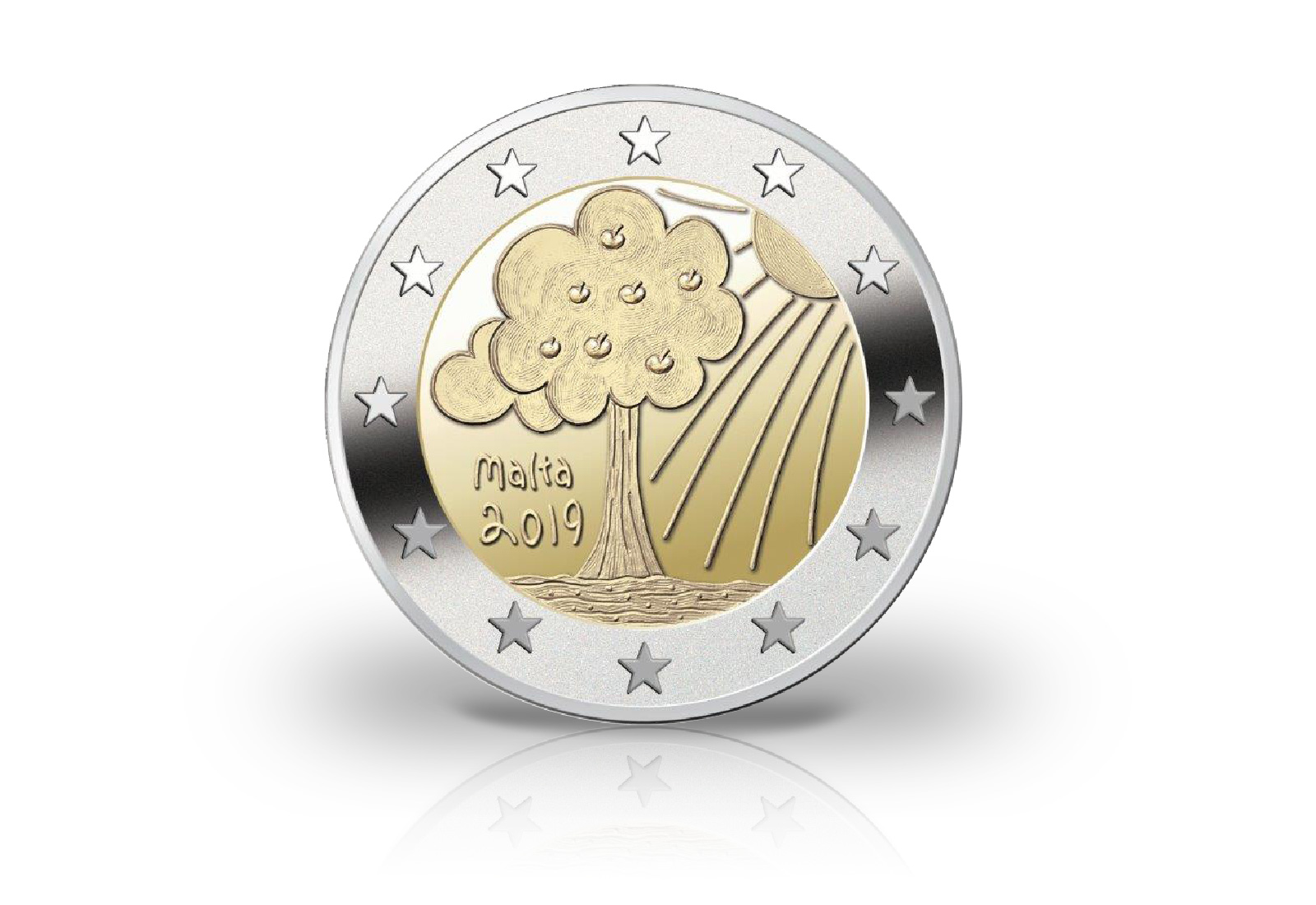 2 Euro 2019 Malta Natur und Umwelt