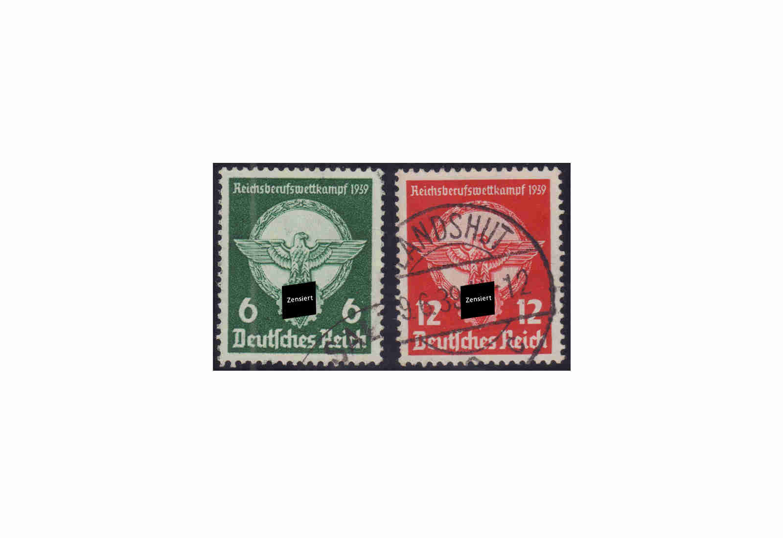Deutsches Reich Mi.Nr. 689/90 gestempelt