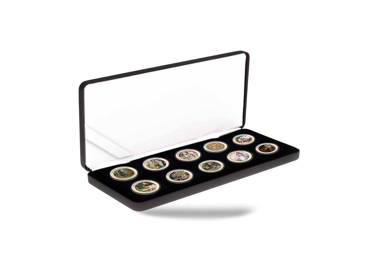 Grimms Märchen I 10er Kollektion mit Farbmotiv im Etui