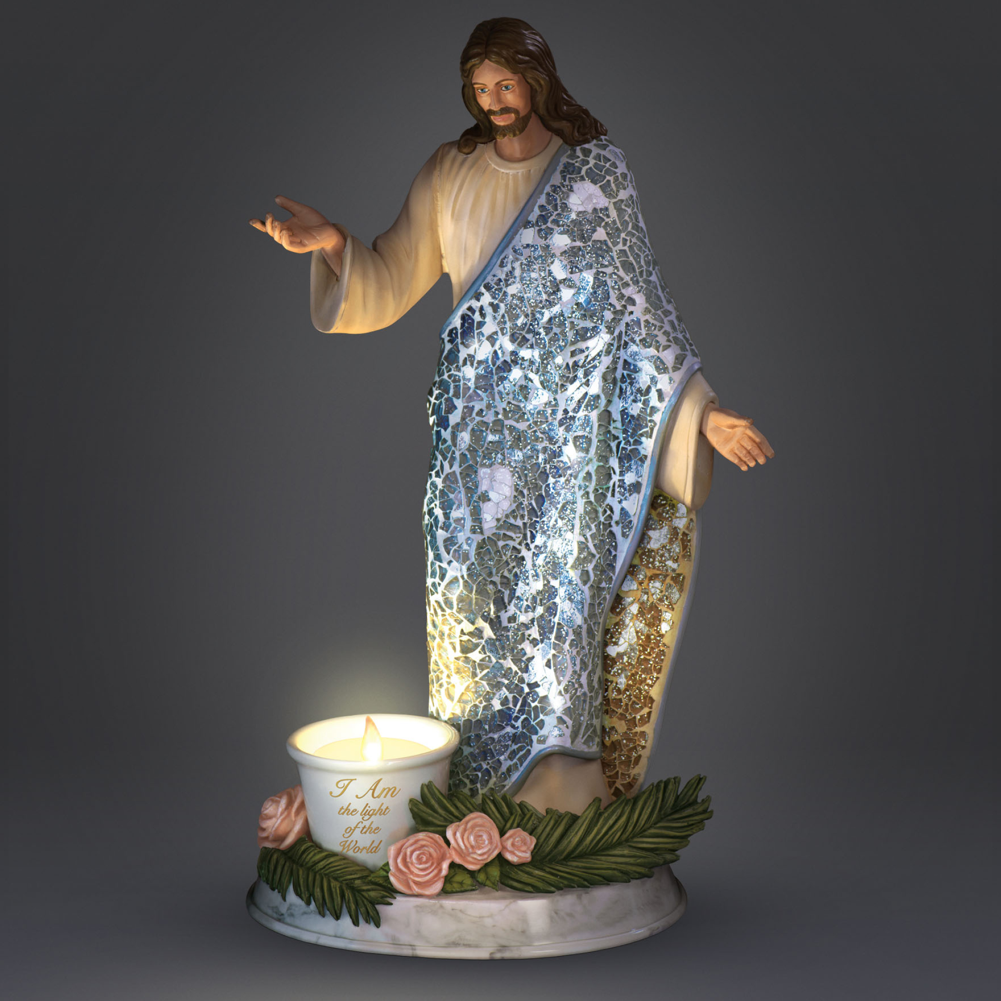 Ich bin das Licht der Welt - Jesus-Skulptur