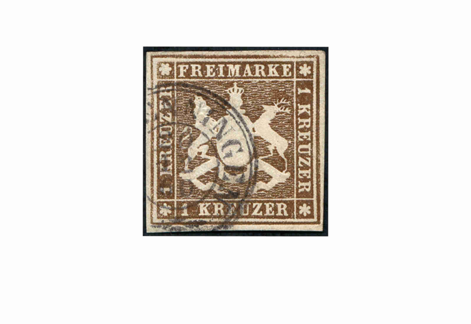 Briefmarke Altdeutschland Württemberg Freimarke 1859 Michel-Nr. 11 gestempelt