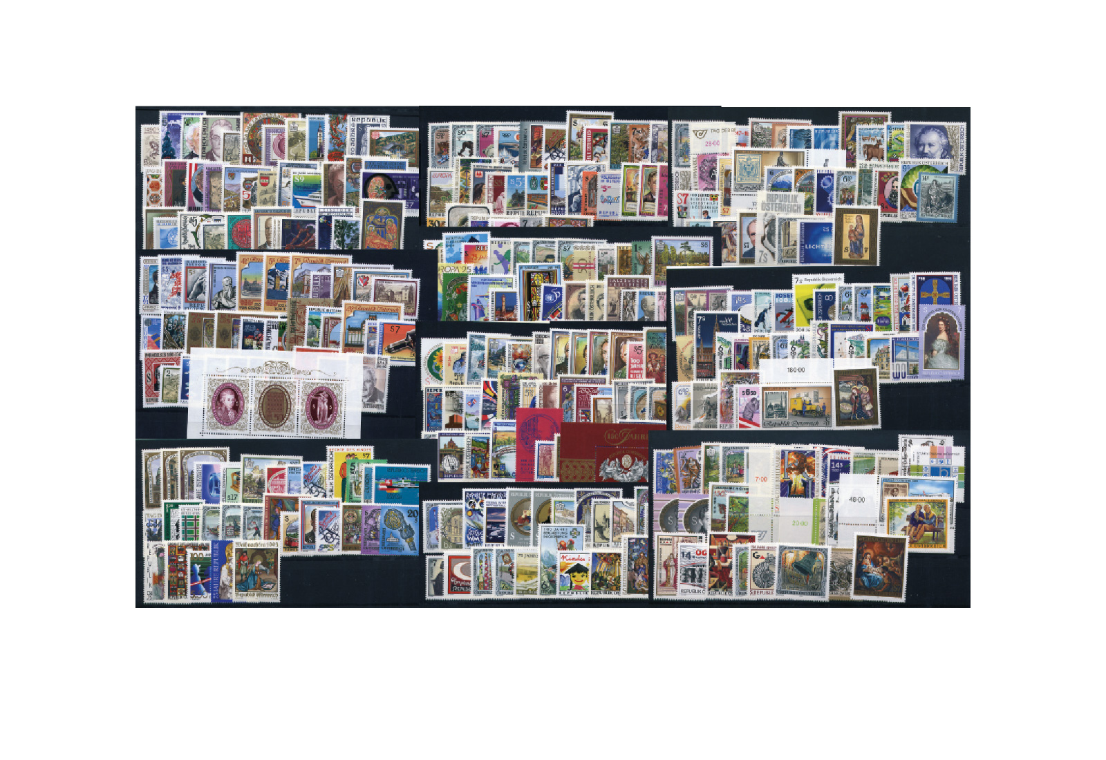 Österreich Jahrgang 1990-1999 Michel Nr. 1978-2301 postfrisch