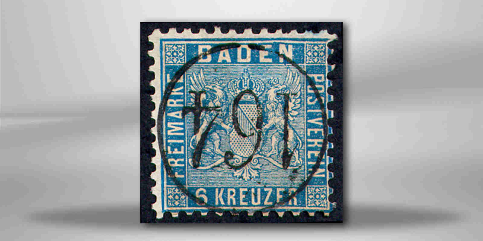 Briefmarke Altdeutschland Baden Freimarke 1863 Michel-Nr. 14 b gestempelt 
 