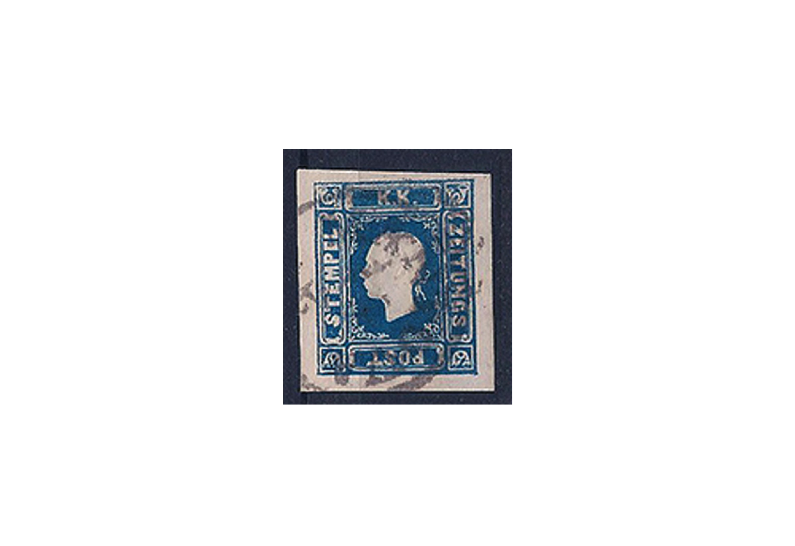 Österreich Kaiserreich Mi.Nr. 16 b Zeitungsmarke 1858 gestempelt