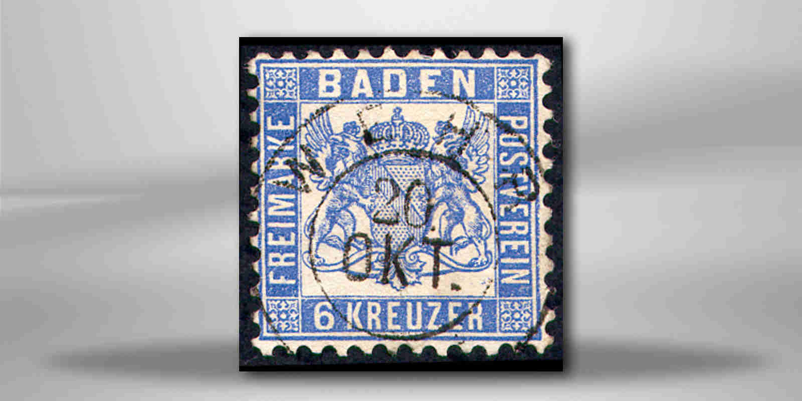Briefmarke Altdeutschland Baden Freimarke 1862 Michel-Nr. 19 a gestempelt
