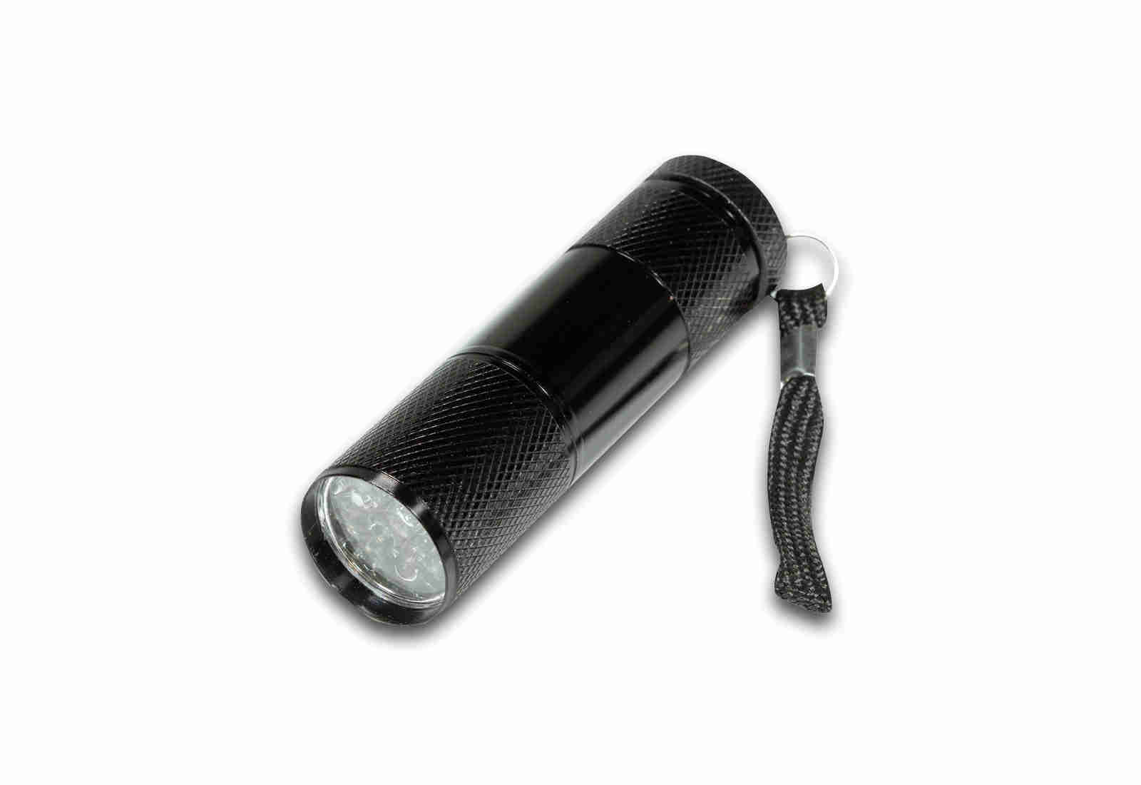 UV-Taschenlampe aus Aluminium
