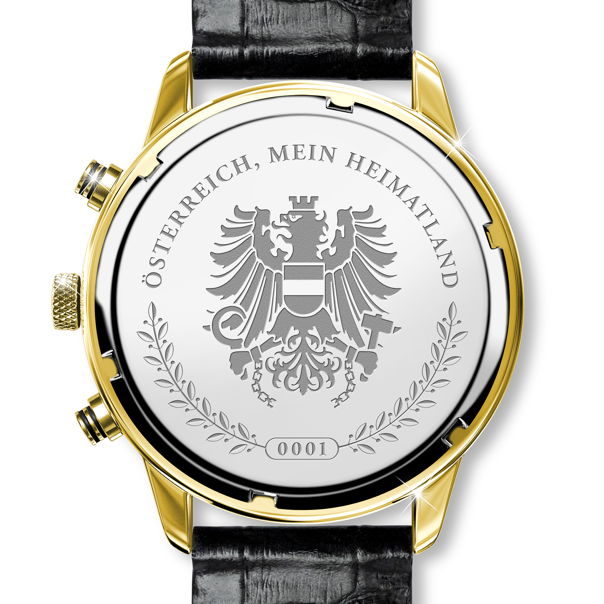 Österreich mein Heimatland - Herrenarmbanduhr