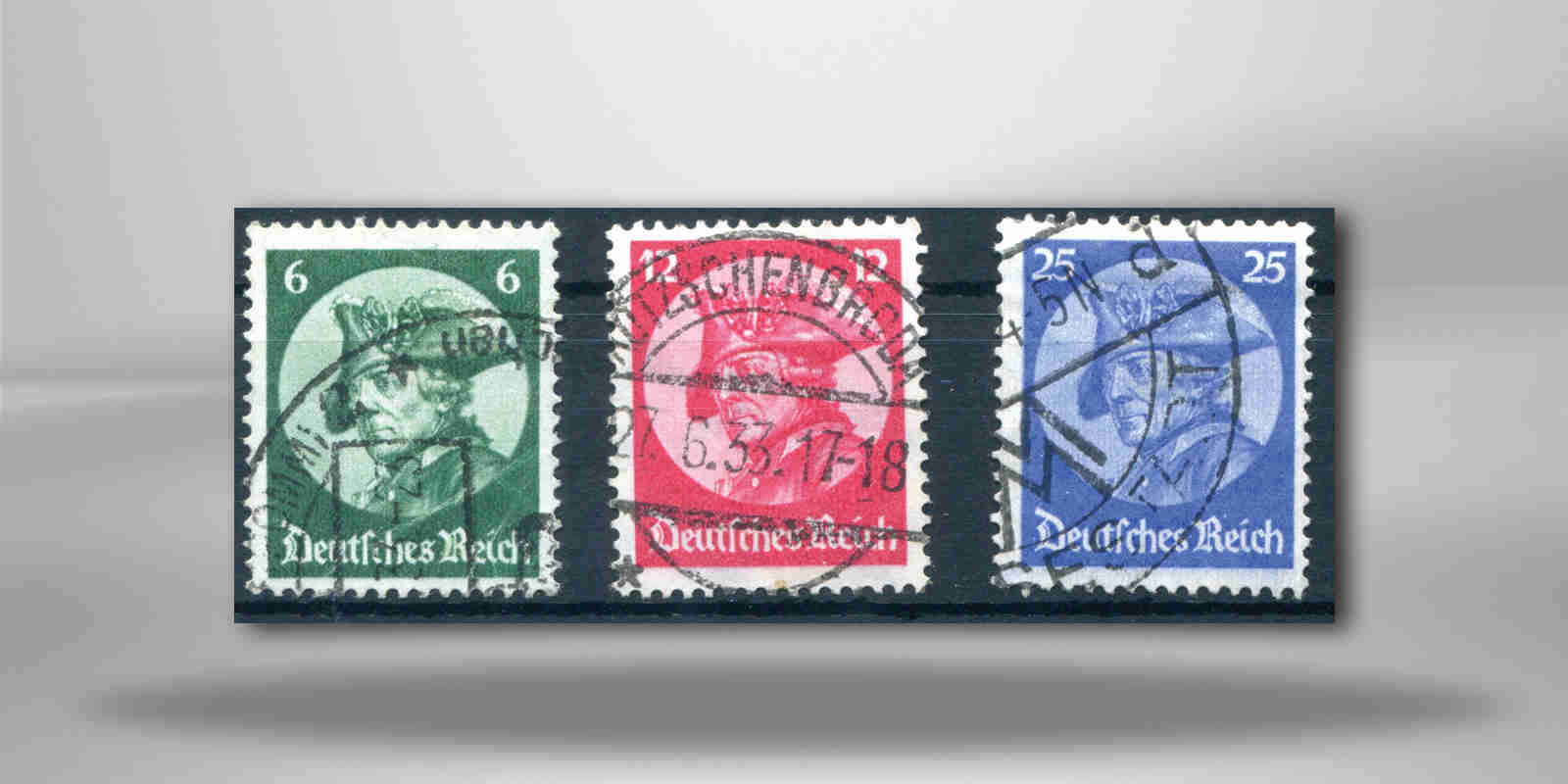 Deutsches Reich Mi.Nr. 479/481 gestempelt