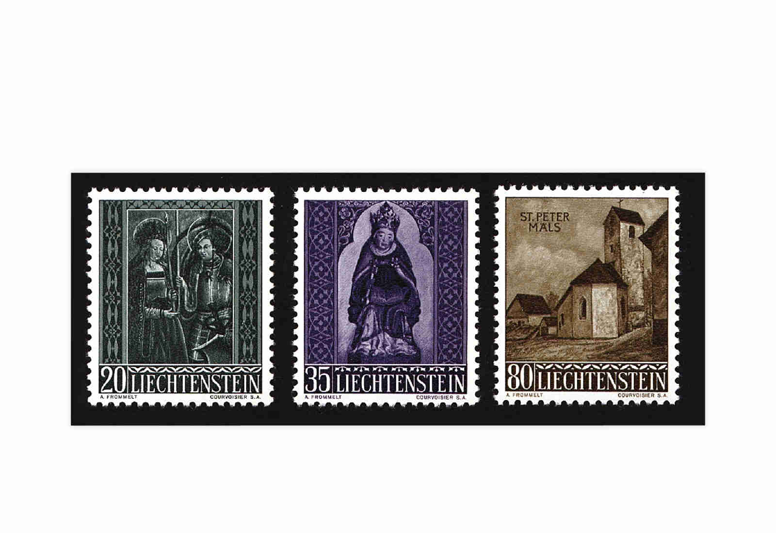 Liechtenstein Mi.Nr. 374/76 gest.