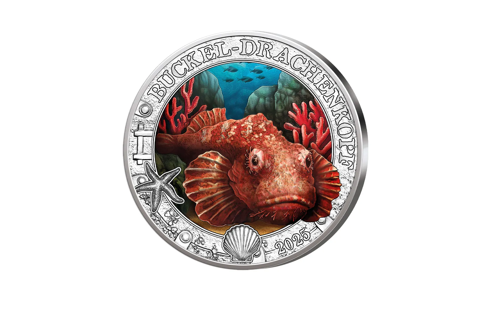 3 Euro 2025 Österreich Buckel-Drachenkopf
