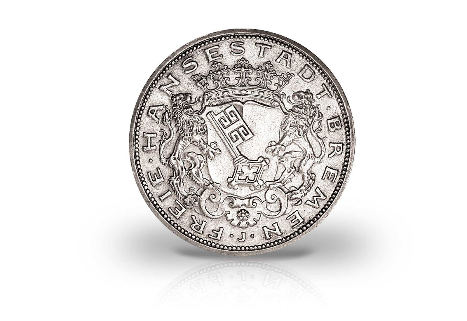 5 Mark 1906 Deutsches Kaiserreich Bremen Wappen Jaeger-Nr. 60