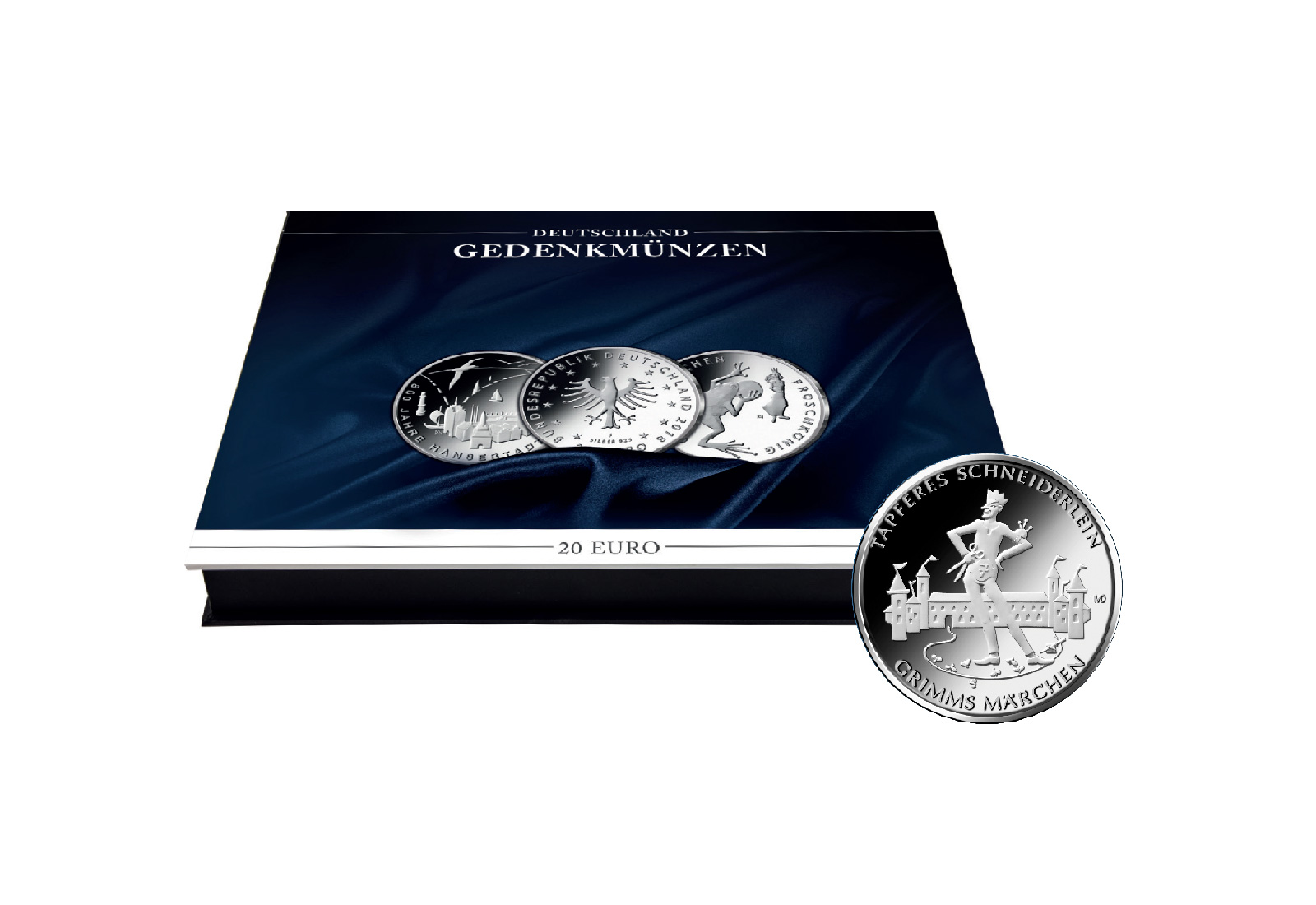 Münzkassette für 20 Euro Gedenkmünzen BRD