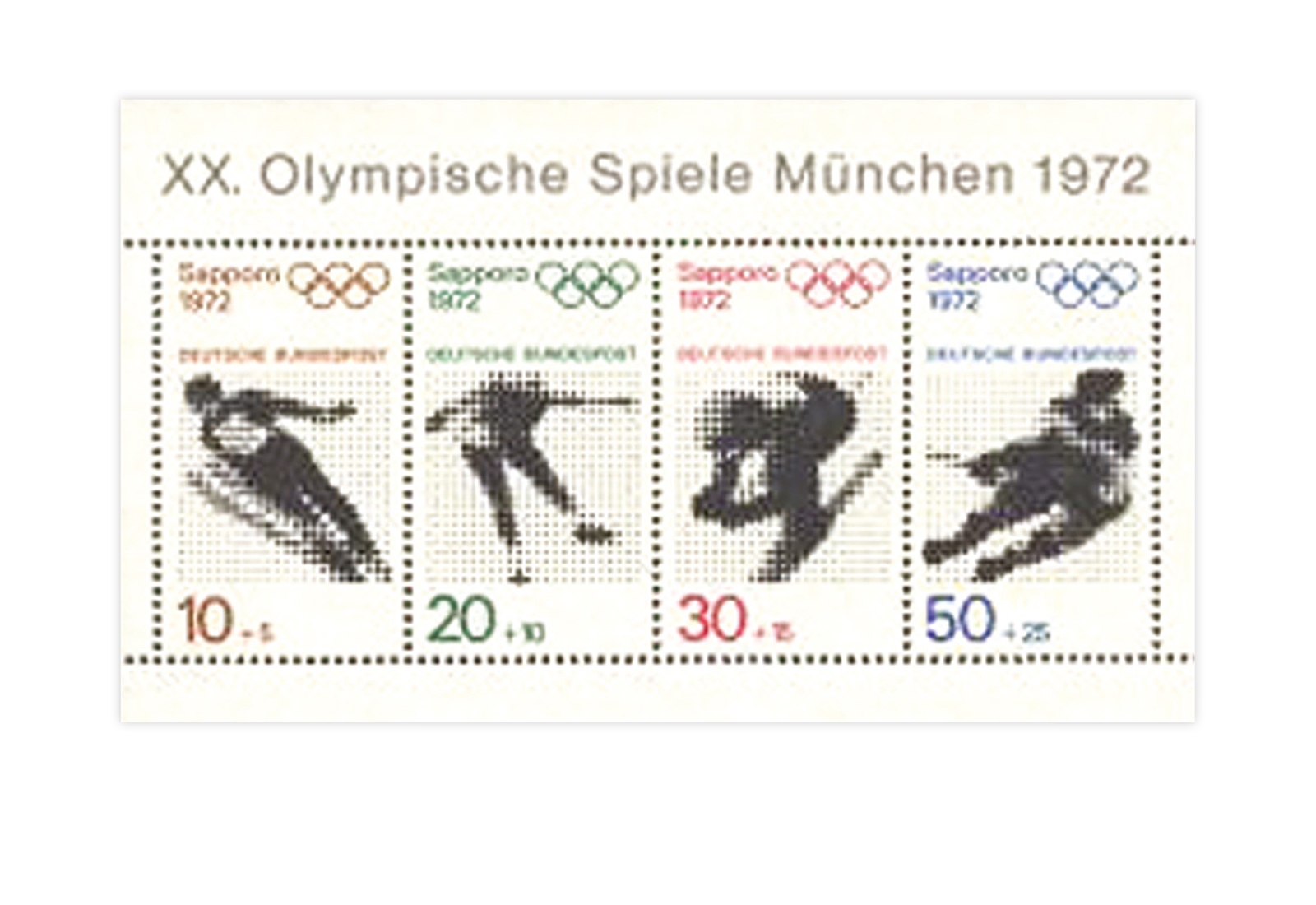 BRD Block 6 1971 gestempelt