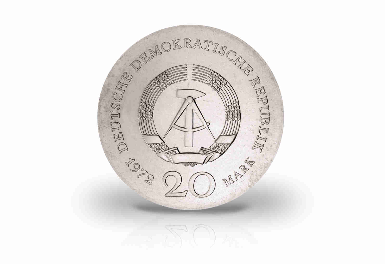 20 Mark Gedenkmünze 1972 DDR Lucas Cranach Jaeger-Nr. 1538
