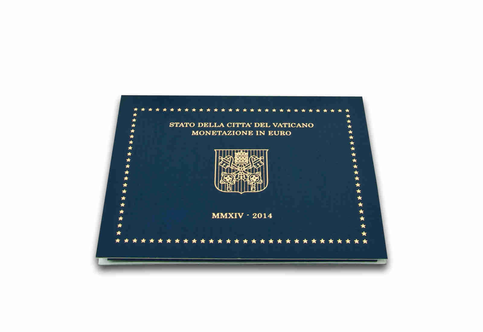 Kursmünzensatz 2014 Vatikan Papst Franziskus st im Folder