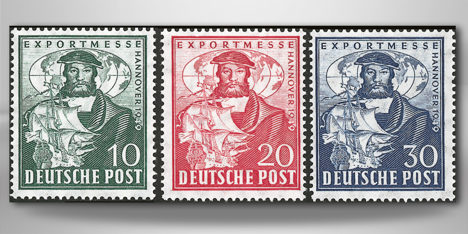 Bizone Michel-Nr. 103/105 a postfrisch