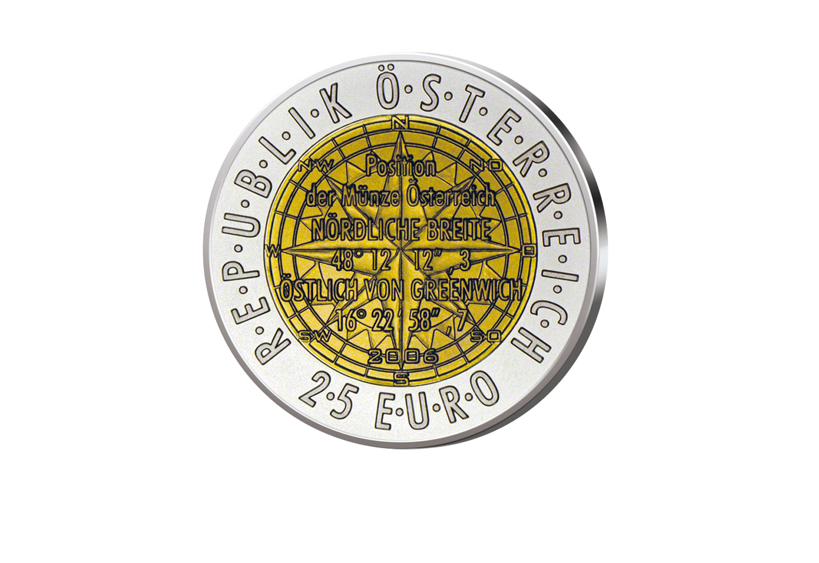 25 Euro 2006 Österreich Satellitennavigation hgh