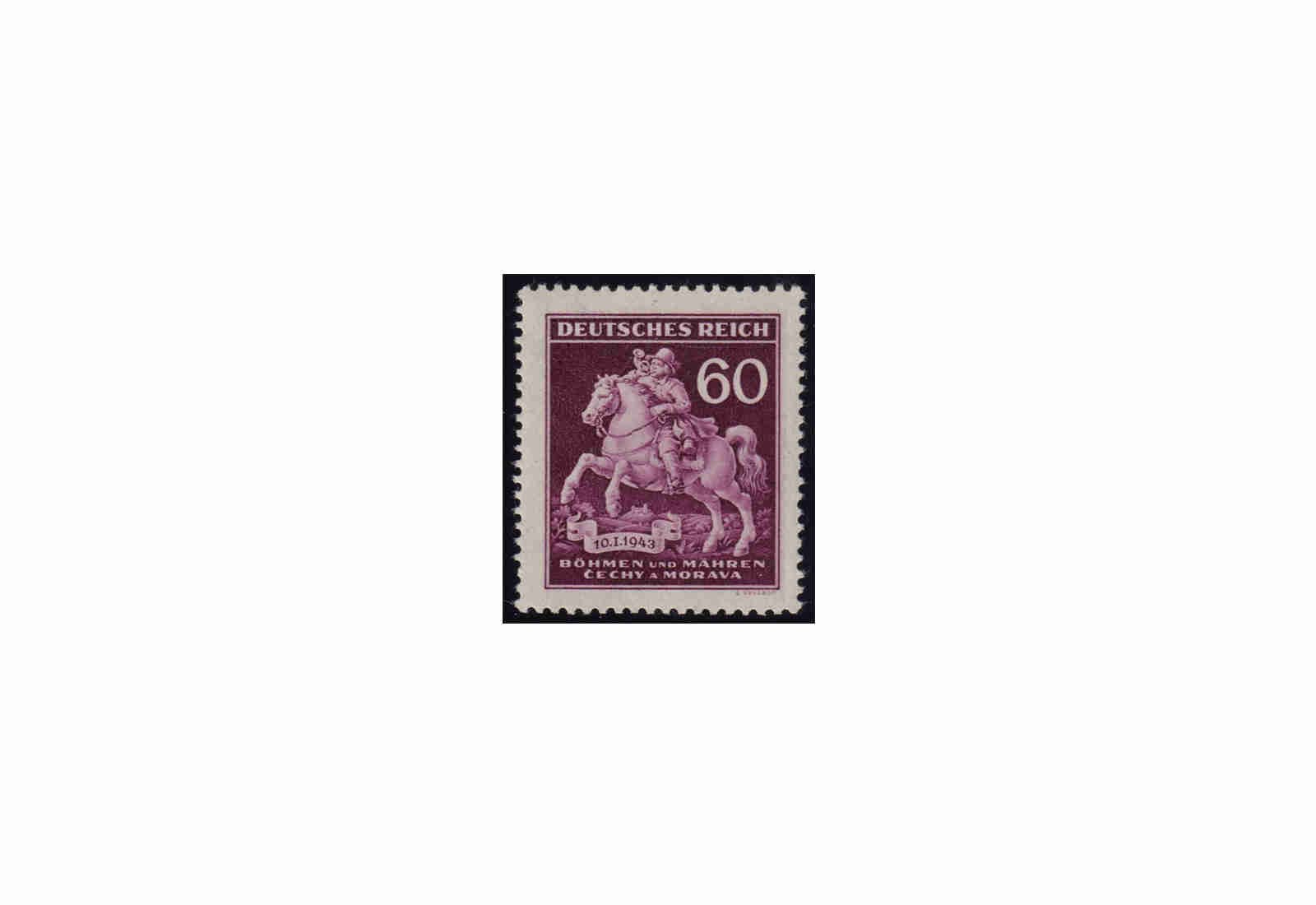 Böhmen und Mähren Tag der Briefmarke Michel Nr. 113 gestempelt