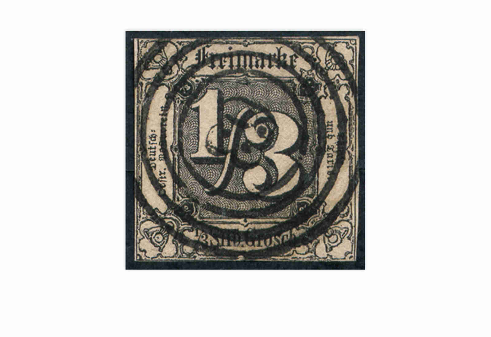 Briefmarke Altdeutschland Thurn und Taxis Freimarke 1858 Michel-Nr. 2 gestempelt