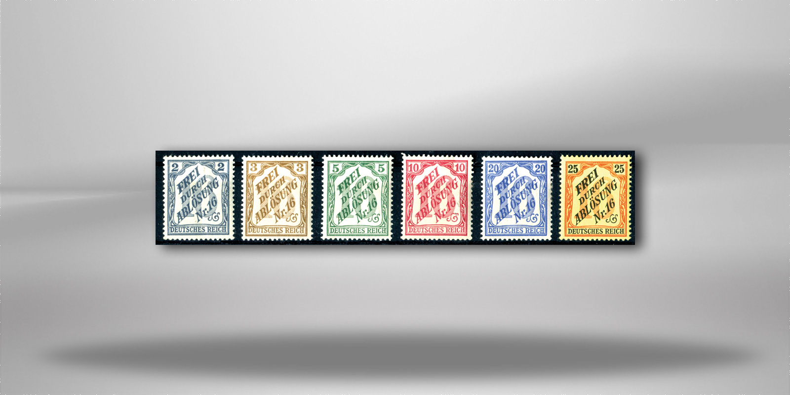 Deutsches Reich Mi. Nr. D 9/14 Falz