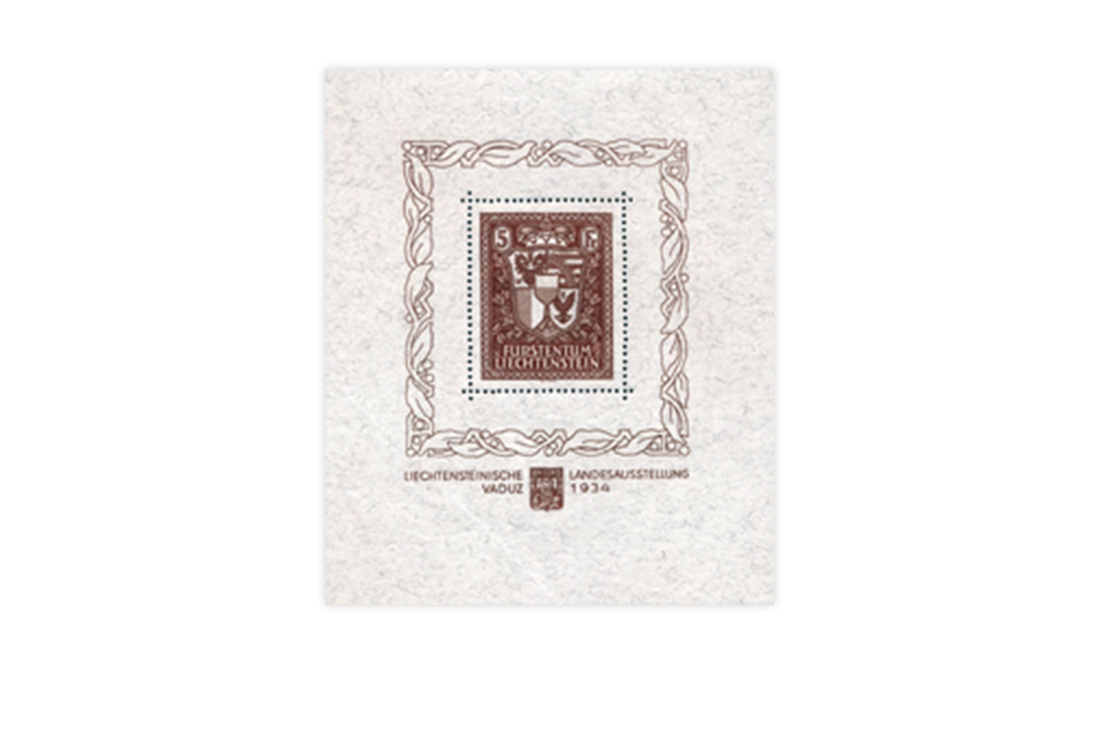 Liechtenstein Frühausgabe Block 1 (1934) postfrisch