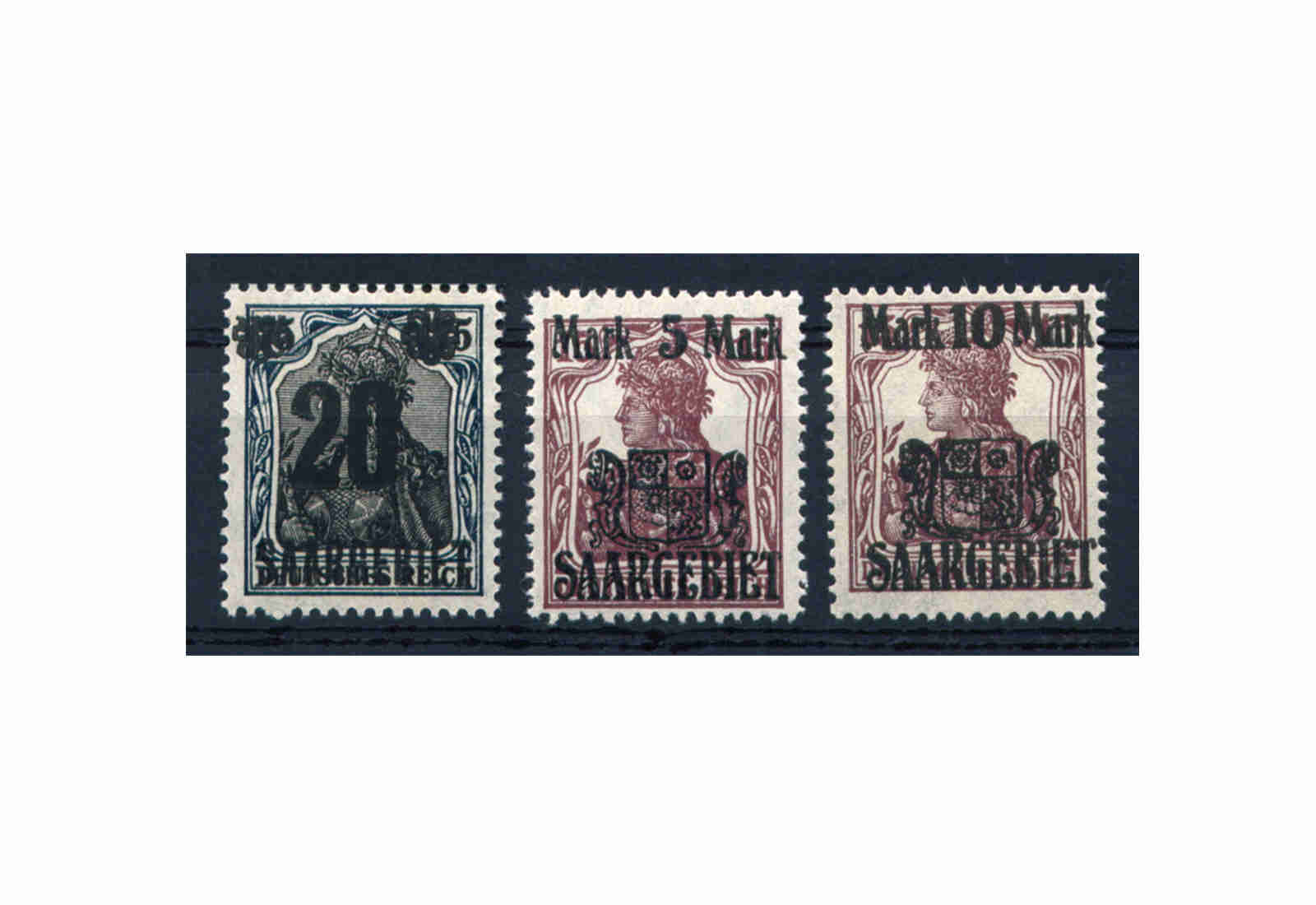 Briefmarken Saar 50/52 gest.