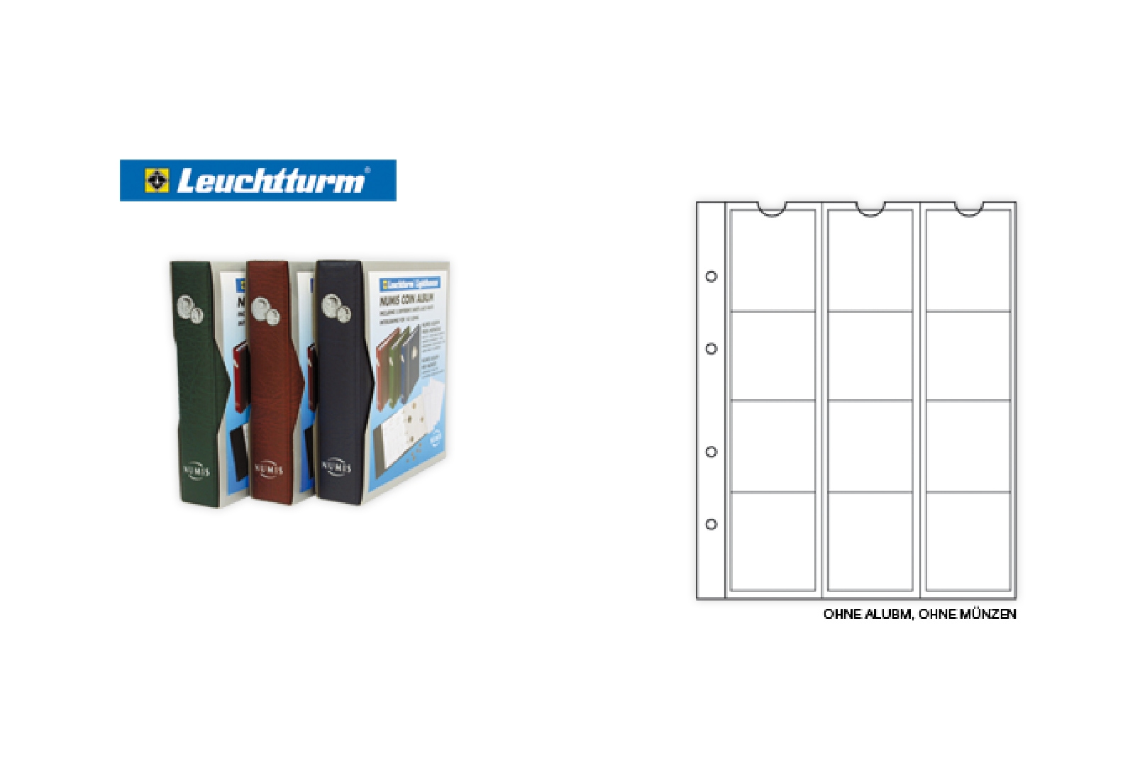 Zwischenblätter NUMIS (weiß)