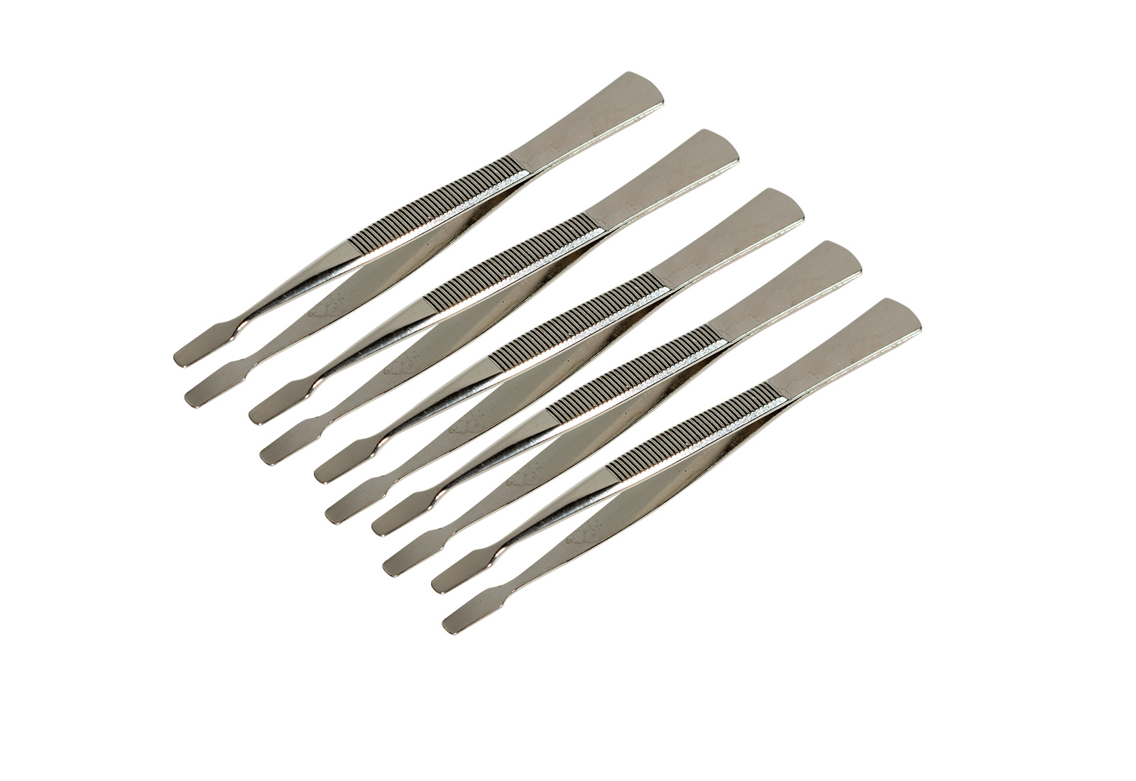 Premium Briefmarken-Pinzette aus Metall - 5er Pack