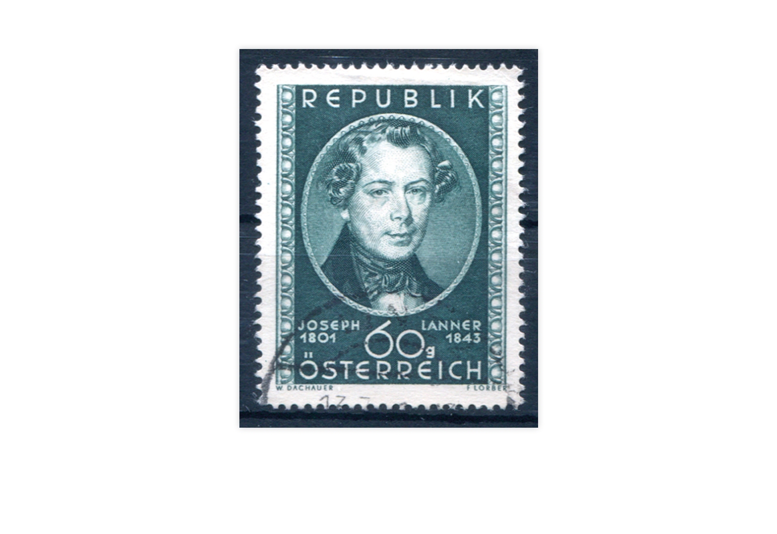 Österreich Mi.Nr. 964 Joseph Lanner 1951 gestempelt