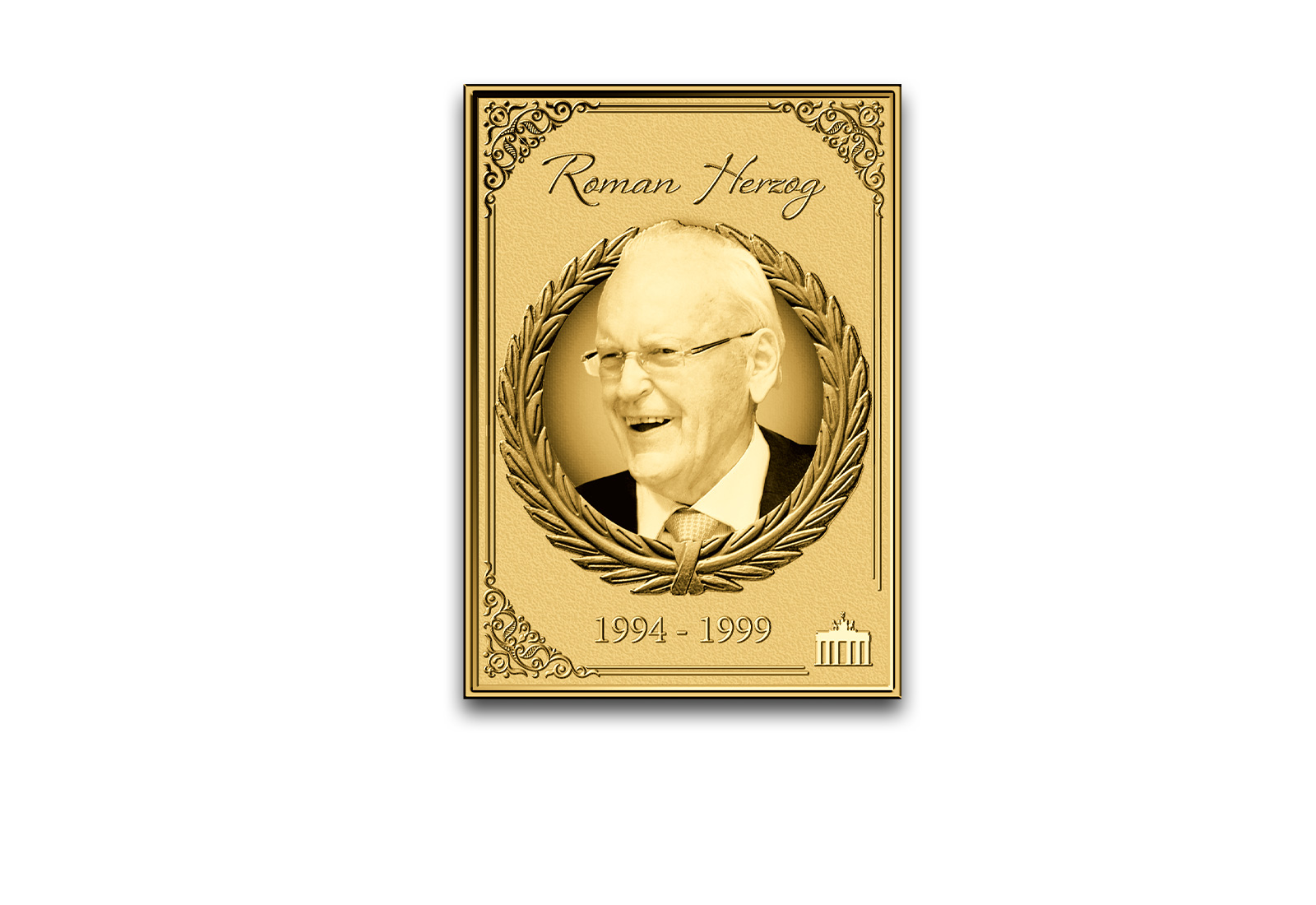 Goldmünzbarren Bundespräsident Roman Herzog 999/1000 Gold