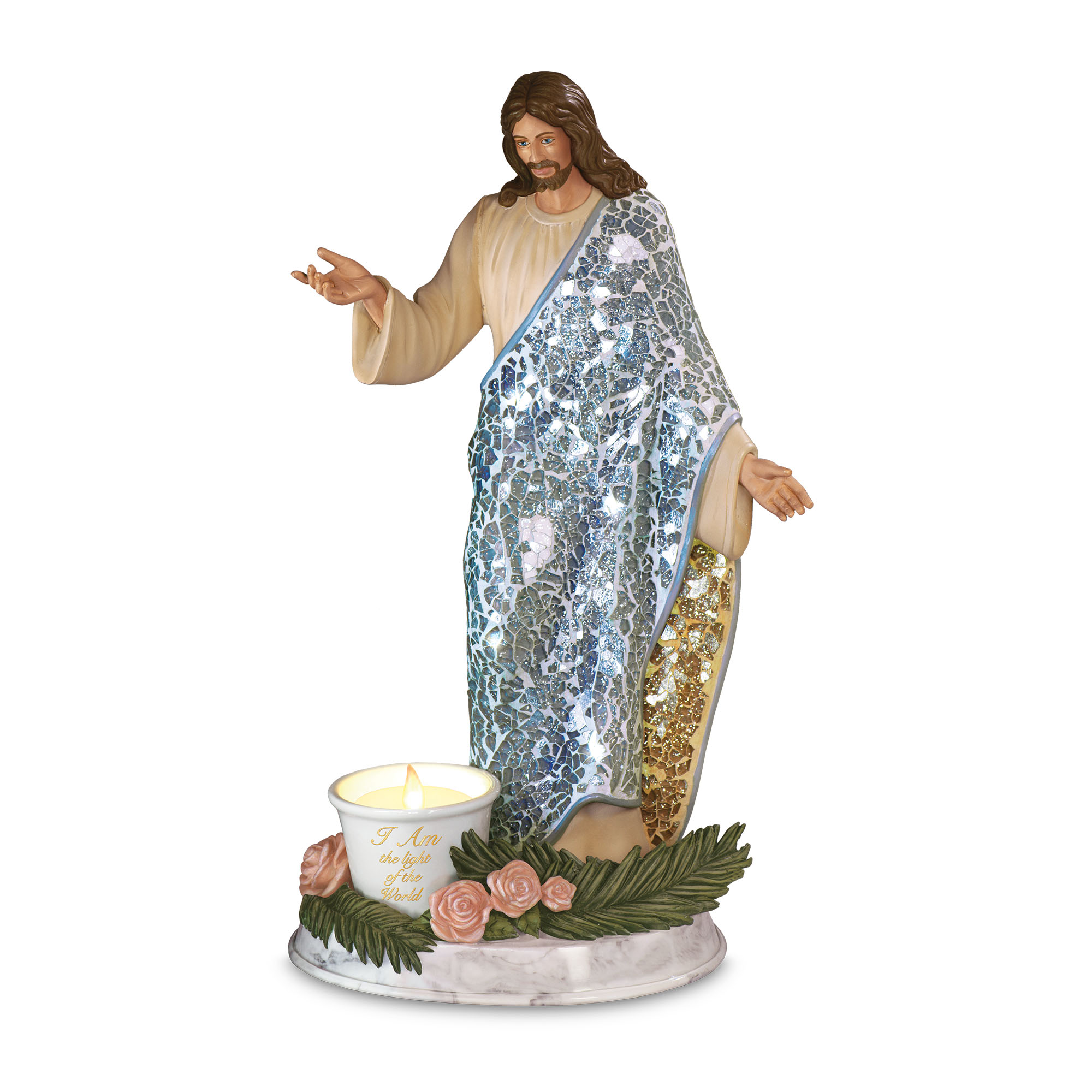 Ich bin das Licht der Welt - Jesus-Skulptur