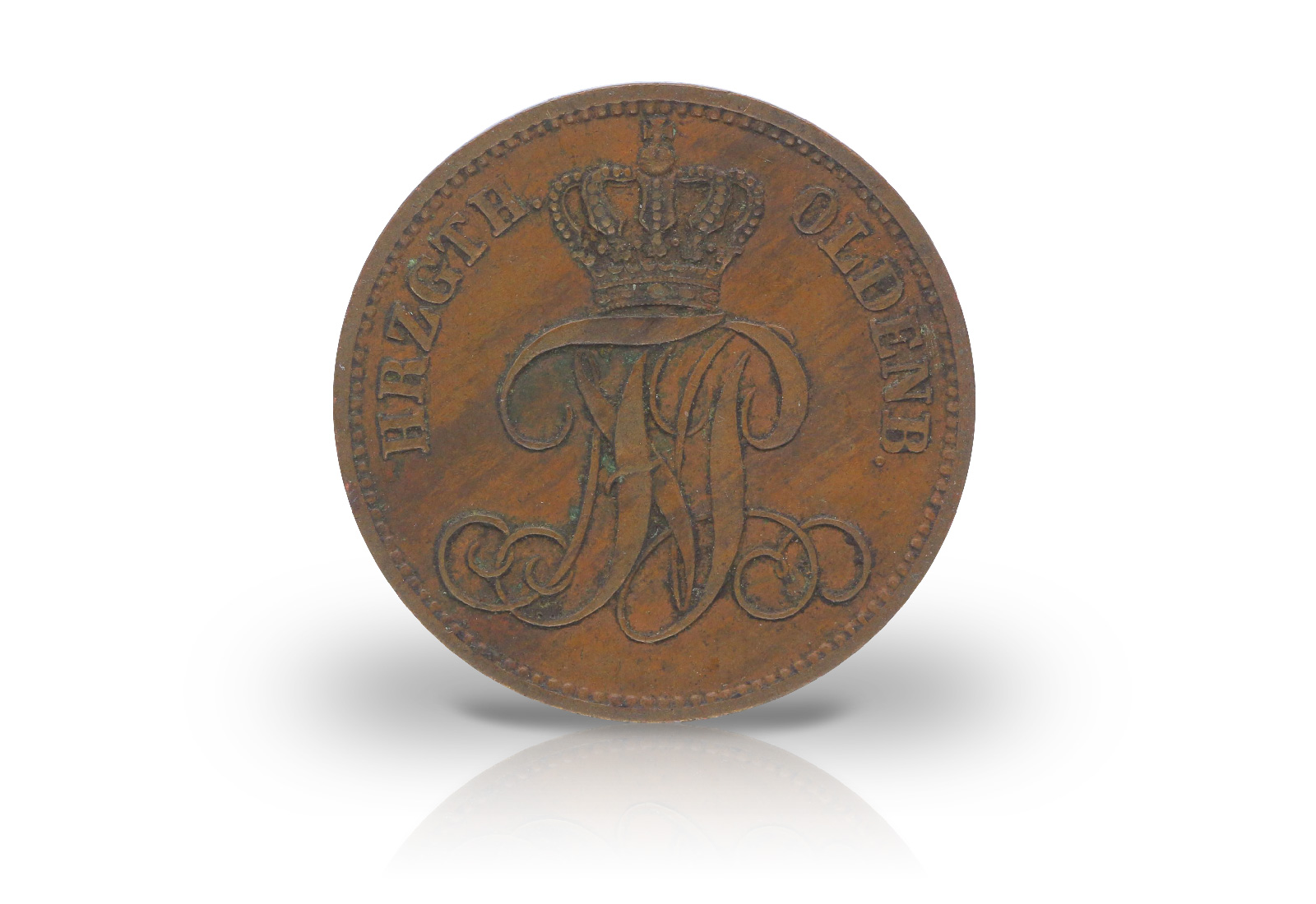 3 Schwaren 1858-1869 Oldenburg Wappen AKS 32