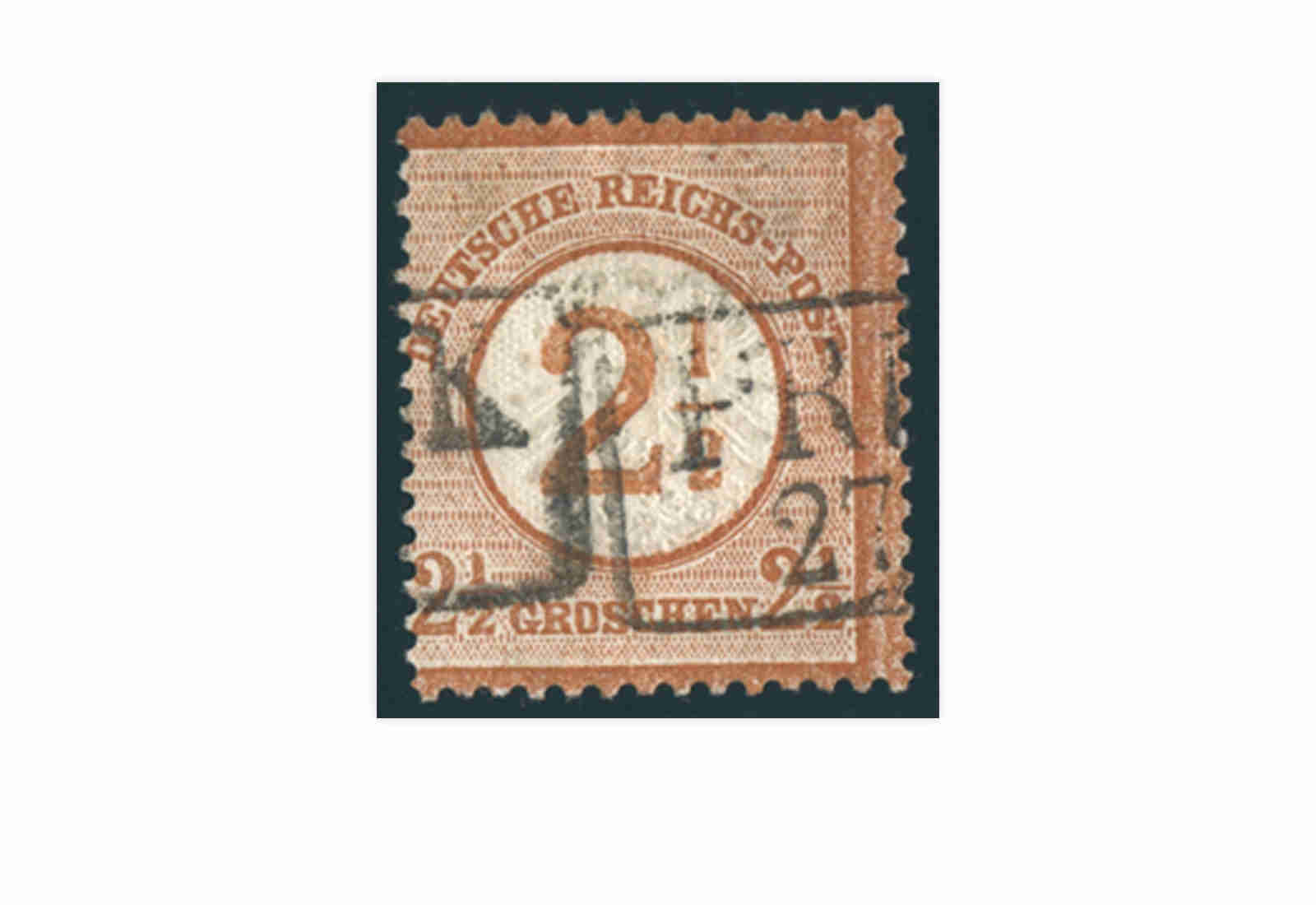 Briefmarke Deutsches Reich Brustschild 1872 Michel-Nr. 29 gestempelt
