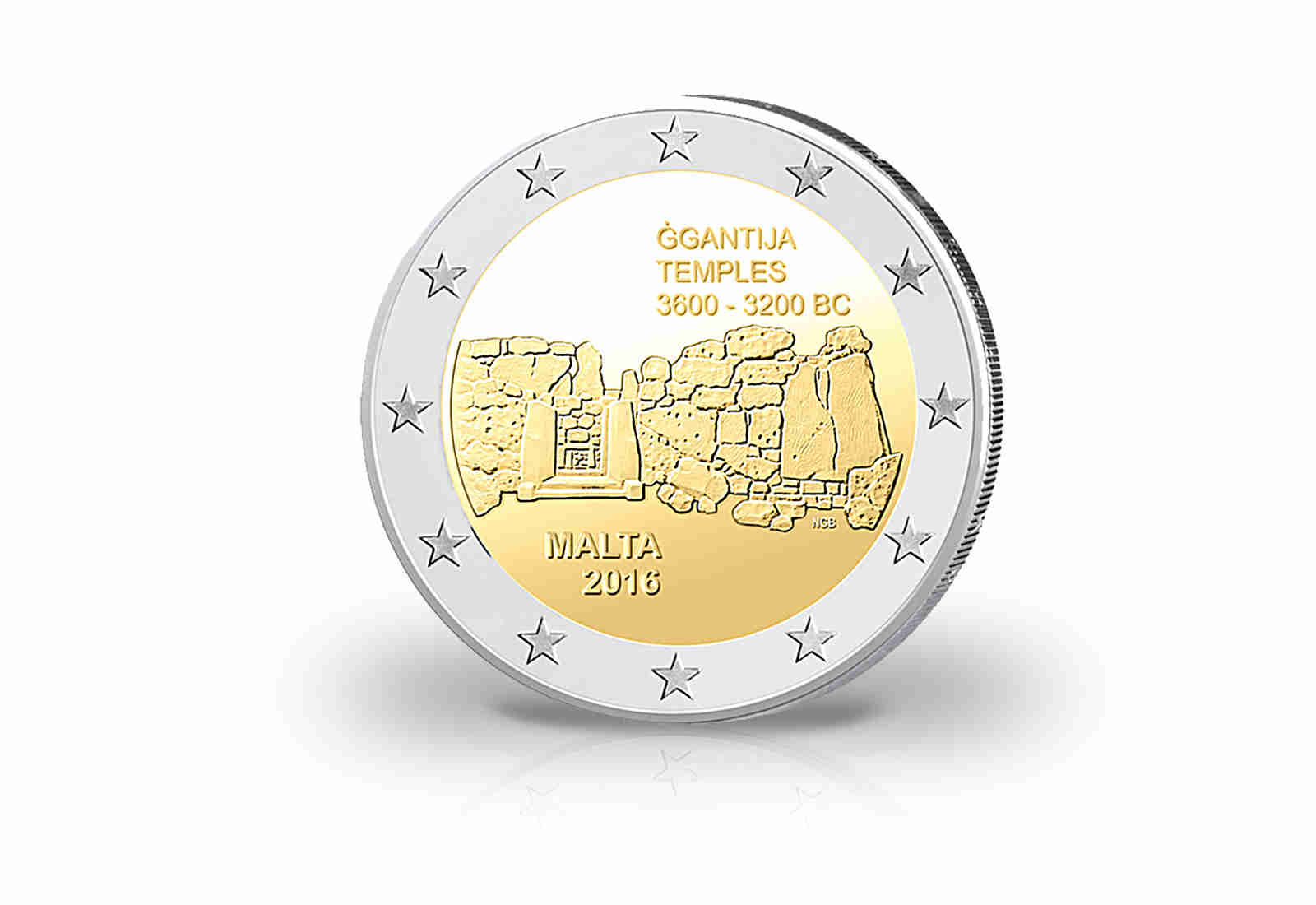 2 Euro 2016 Malta Prähistorische Stätten Maltas bfr