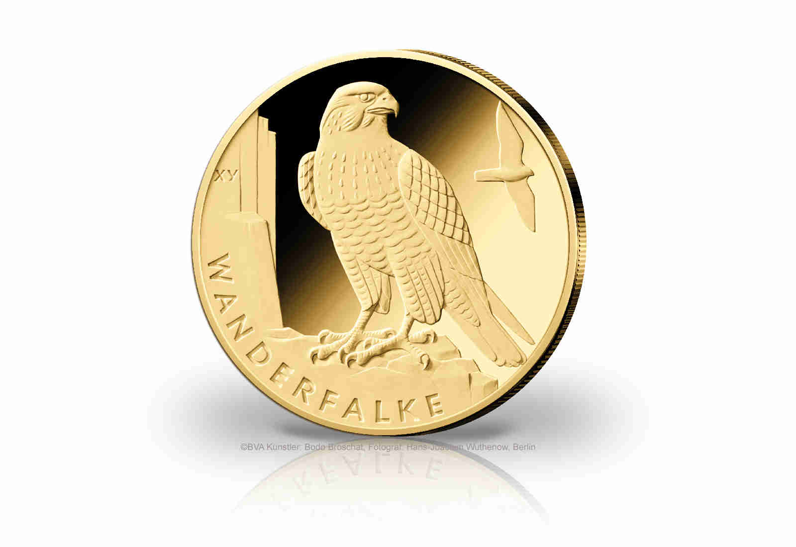 20 Euro 2019 Goldmünze Deutschland Wanderfalke Prägestätte unserer Wahl