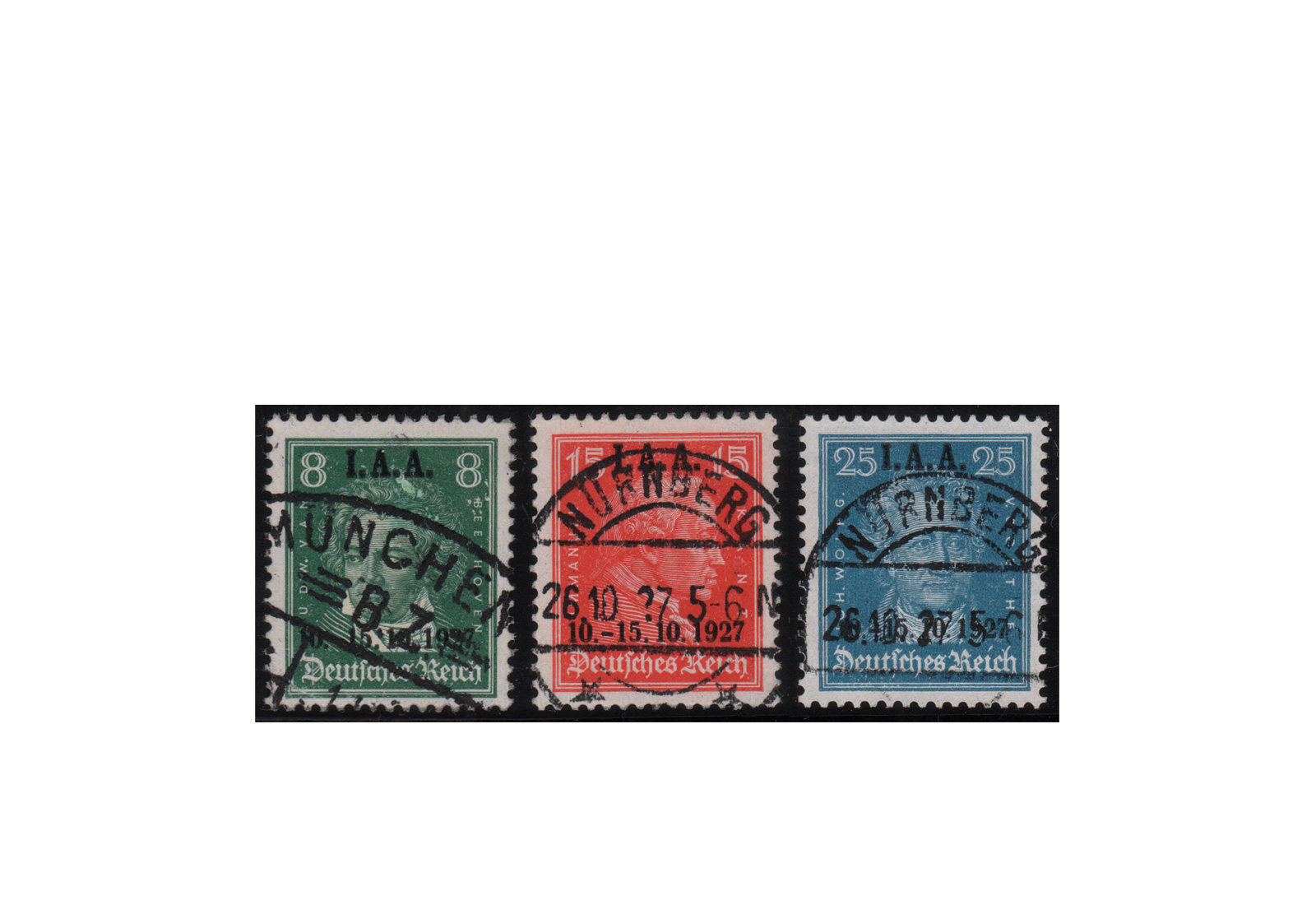 Deutsches Reich Mi.Nr. 407/409 gestempelt