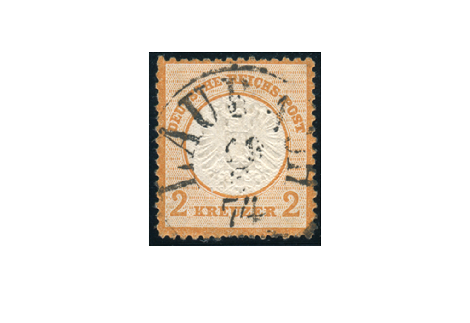 Briefmarke Deutsches Reich Brustschild 1872 Michel Nr. 24 gestempelt geprüft