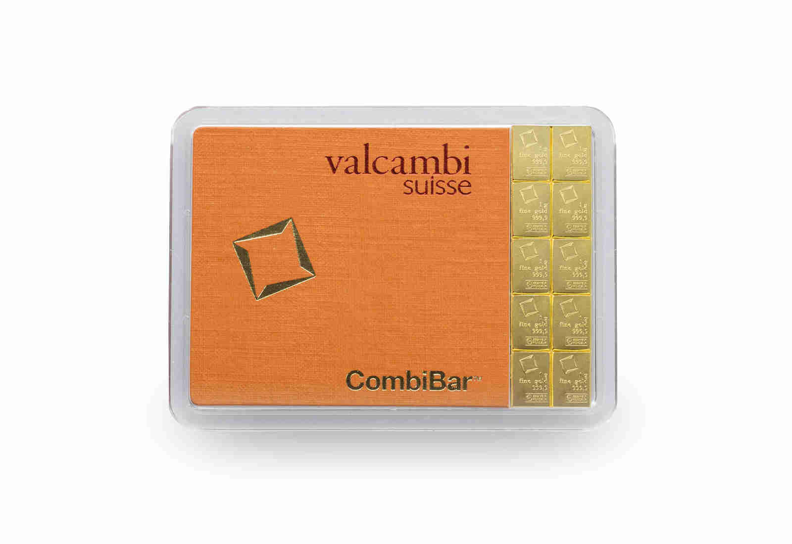 Goldbarren 10x 1 g Combibar Gold