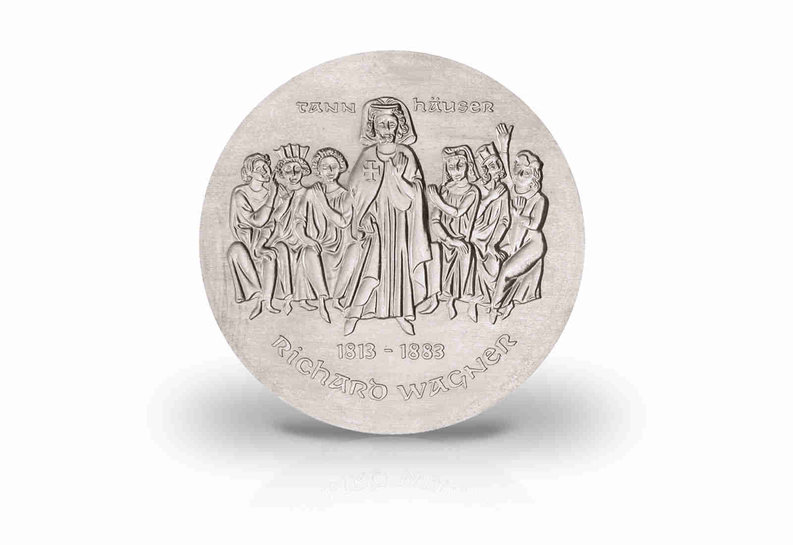 10 Mark Gedenkmünze 1983 DDR Richard Wagner Jaeger-Nr. 1589