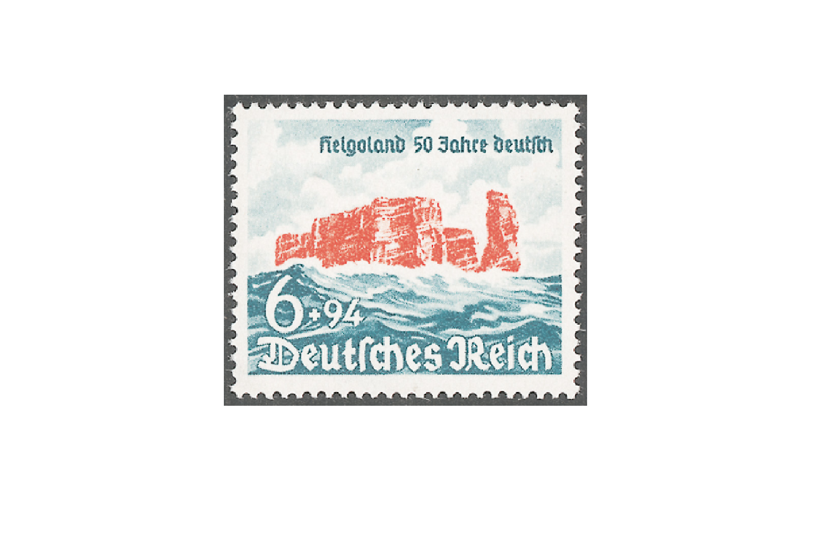 Briefmarke Deutsches Reich Helgoland 1940 Michel-Nr. 750 postfrisch