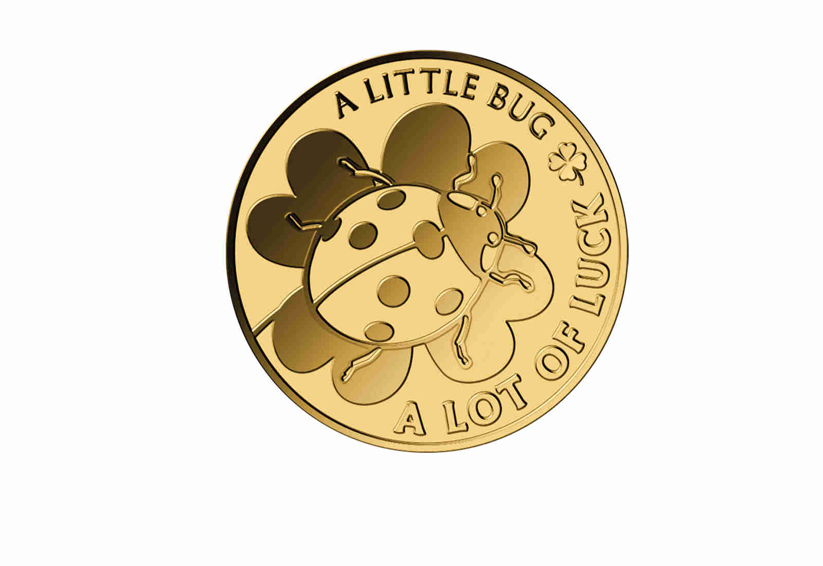 Goldcard Motiv A little bug, a lot of Luck 999/1000 Gold