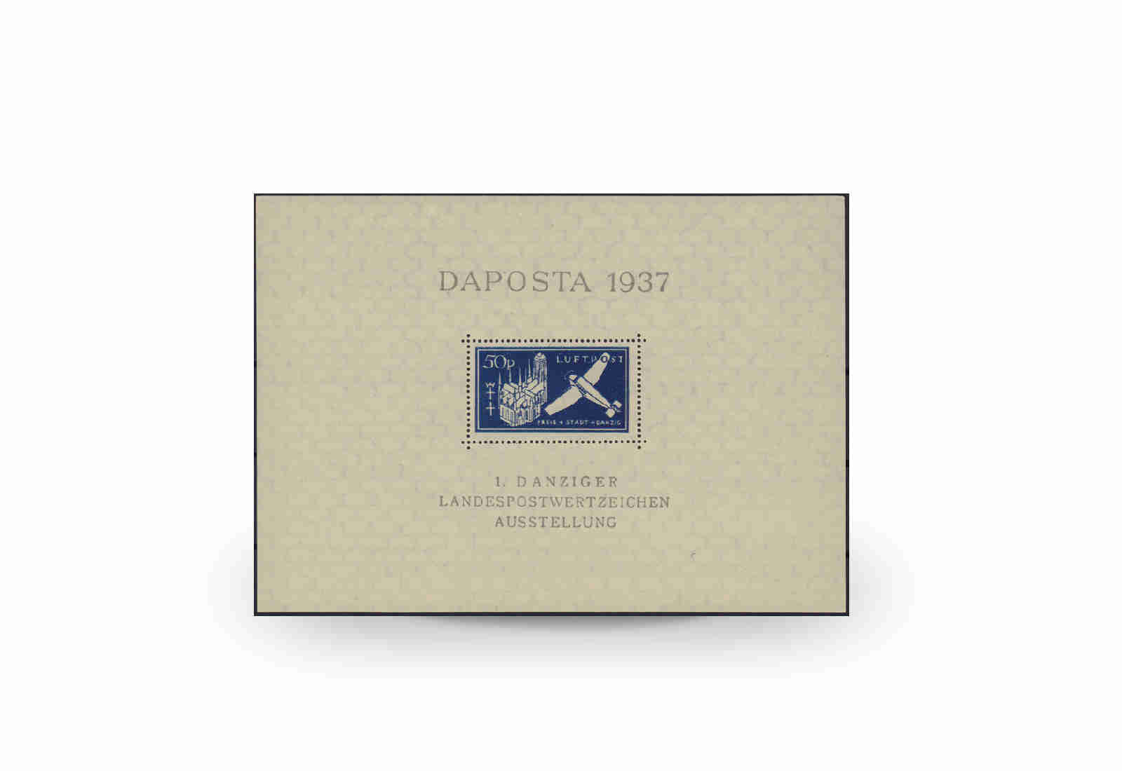 Briefmarken Danzig DAPOSTA 1937 Block 2 b postfrisch